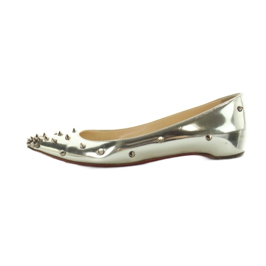 Christian Louboutin ヒールパンプス グリッター オープントゥ