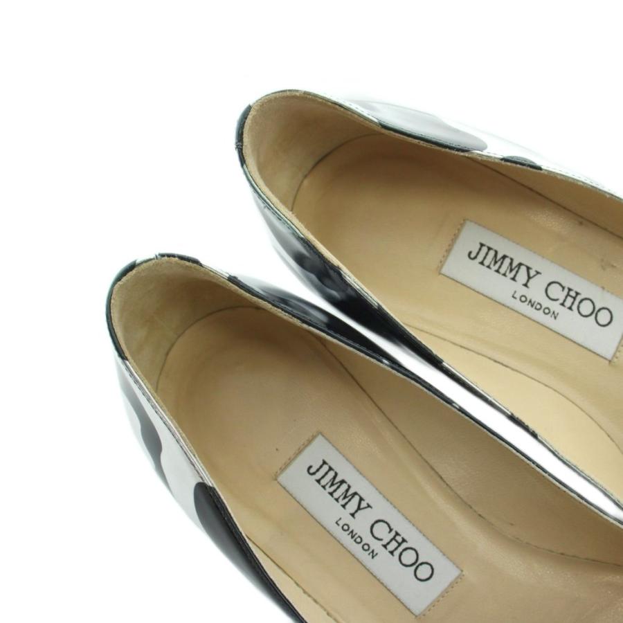 ジミーチュウ JIMMY CHOO パンプス カモフラ 迷彩柄 レザー ポイン 