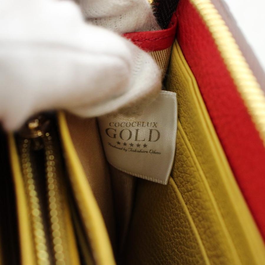 ココセリュックス ゴールド COCOCELUX GOLD 長財布 ラウンドファスナー 