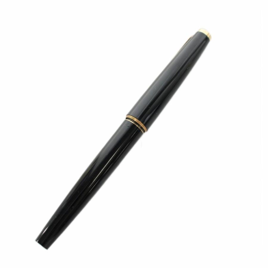 モンブラン MONT BLANC 万年筆 筆記用具 文房具 ロゴ 黒 ブラック