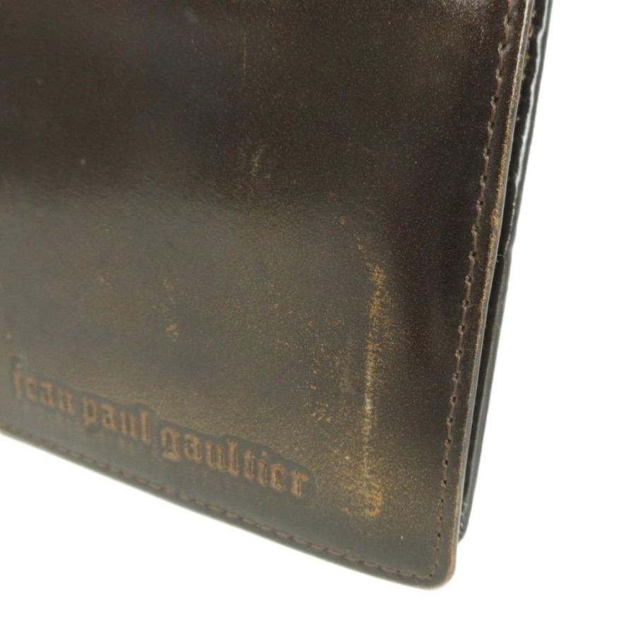 ジャンポールゴルチエ Jean Paul GAULTIER 財布 二つ折り エナメル