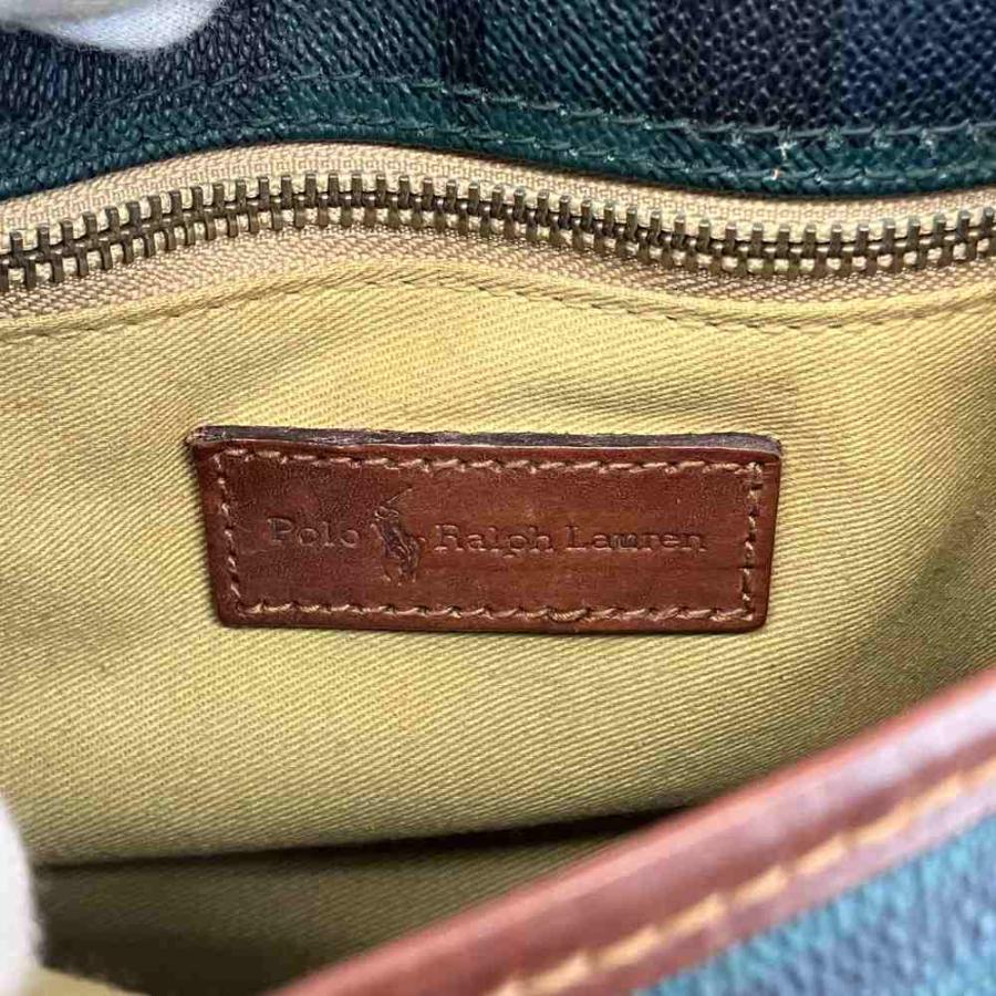 ポロ ラルフローレン POLO RALPH LAUREN ショルダーバッグ PVC レザー