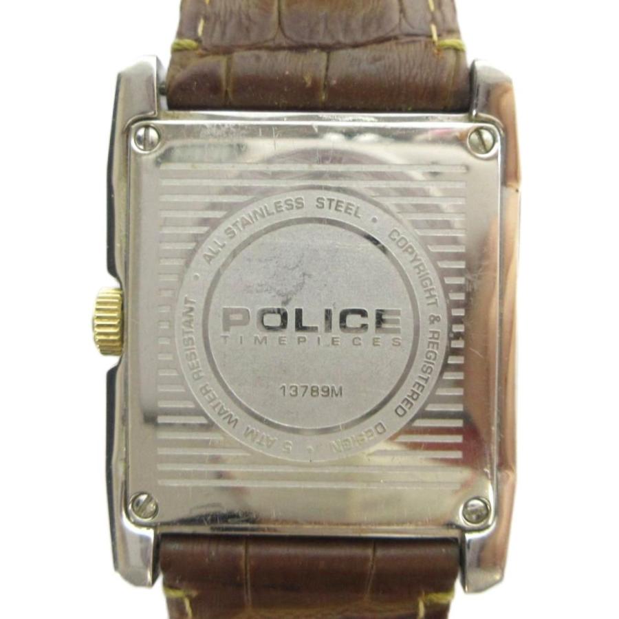 ポリス POLICE 13789M 腕時計 ウォッチ クォーツ レザーベルト