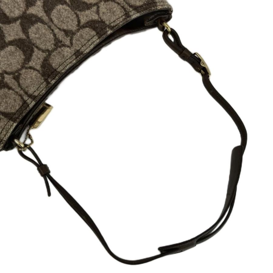 COACH（コーチ） ハンドバッグ ワンショルダー ウール レザー
