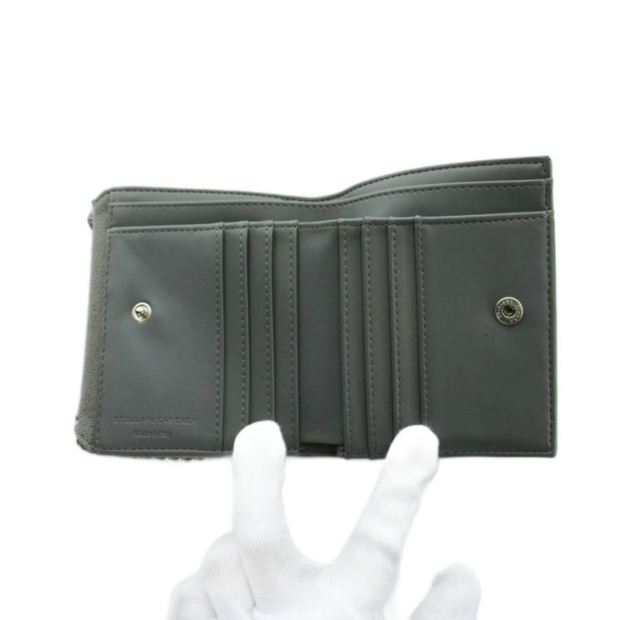【再値下げ】STELLA McCARTNEY ファラベラ三つ折り財布 グレー ステラマッカートニー STELLA McCARTNEY Falabella ファラベラ 三