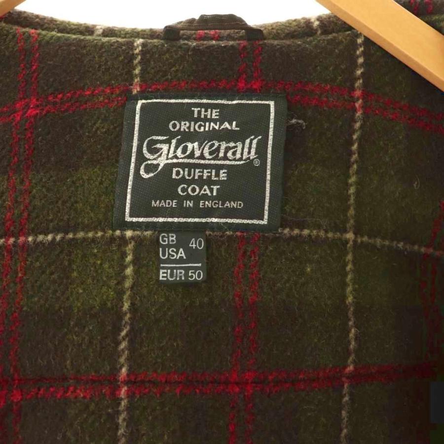 グローバーオール Gloverall ダッフルコート ロング 内側チェック柄