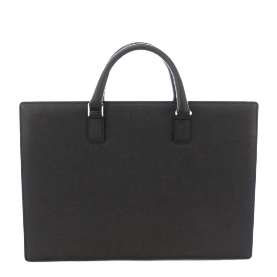 【良品】Burberry バーバリー　ブリーフケース　ビジネス　レザー　ブラック BURBERRY（バーバリー） ブリーフケース ビジネスバッグ トートバッグ