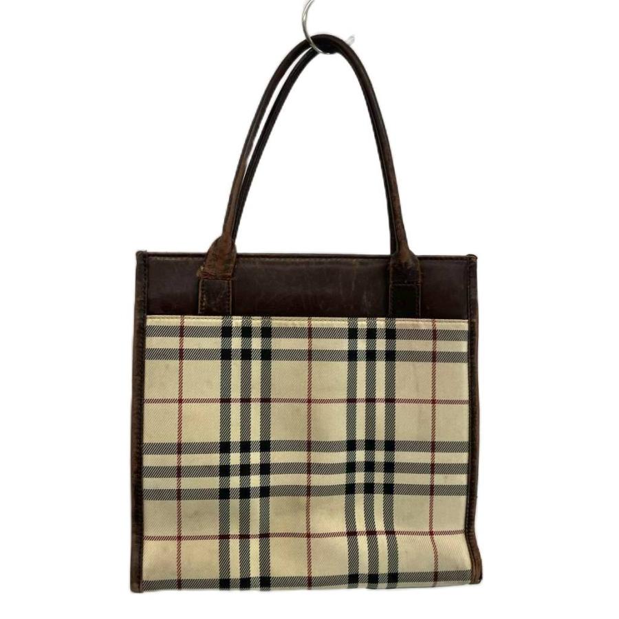 BURBERRY（バーバリー） トートバッグ ハンド キャンバス レザー ノバ