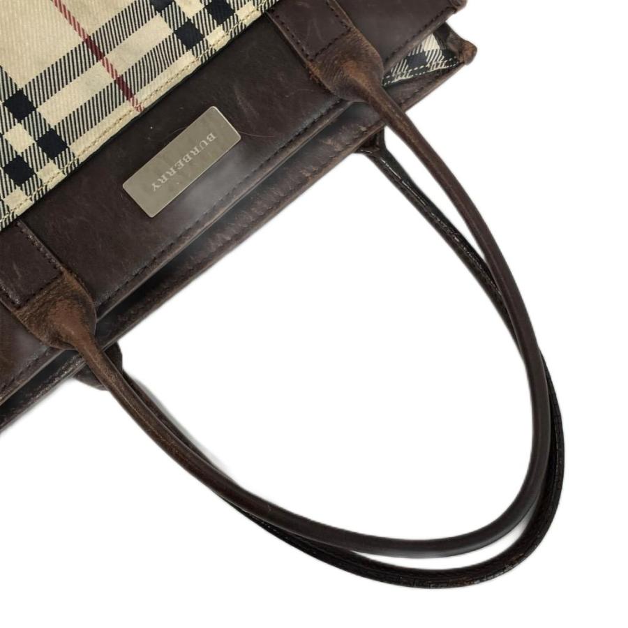BURBERRY（バーバリー） トートバッグ ハンド キャンバス レザー ノバ