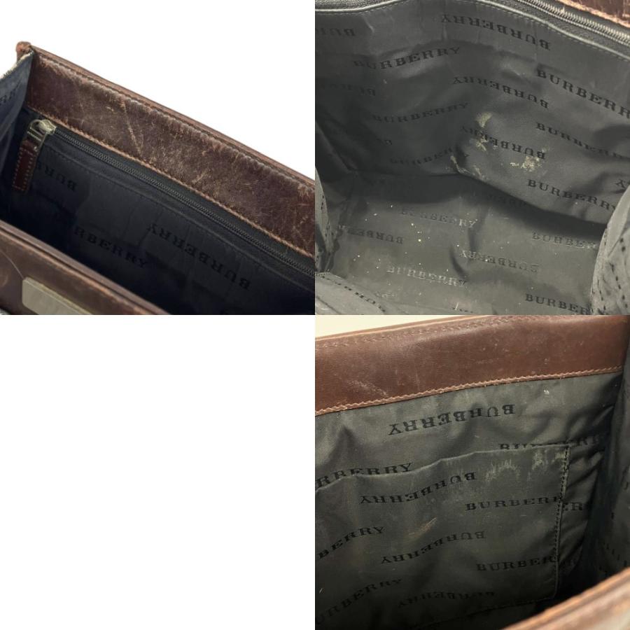 BURBERRY（バーバリー） トートバッグ ハンド キャンバス レザー ノバ