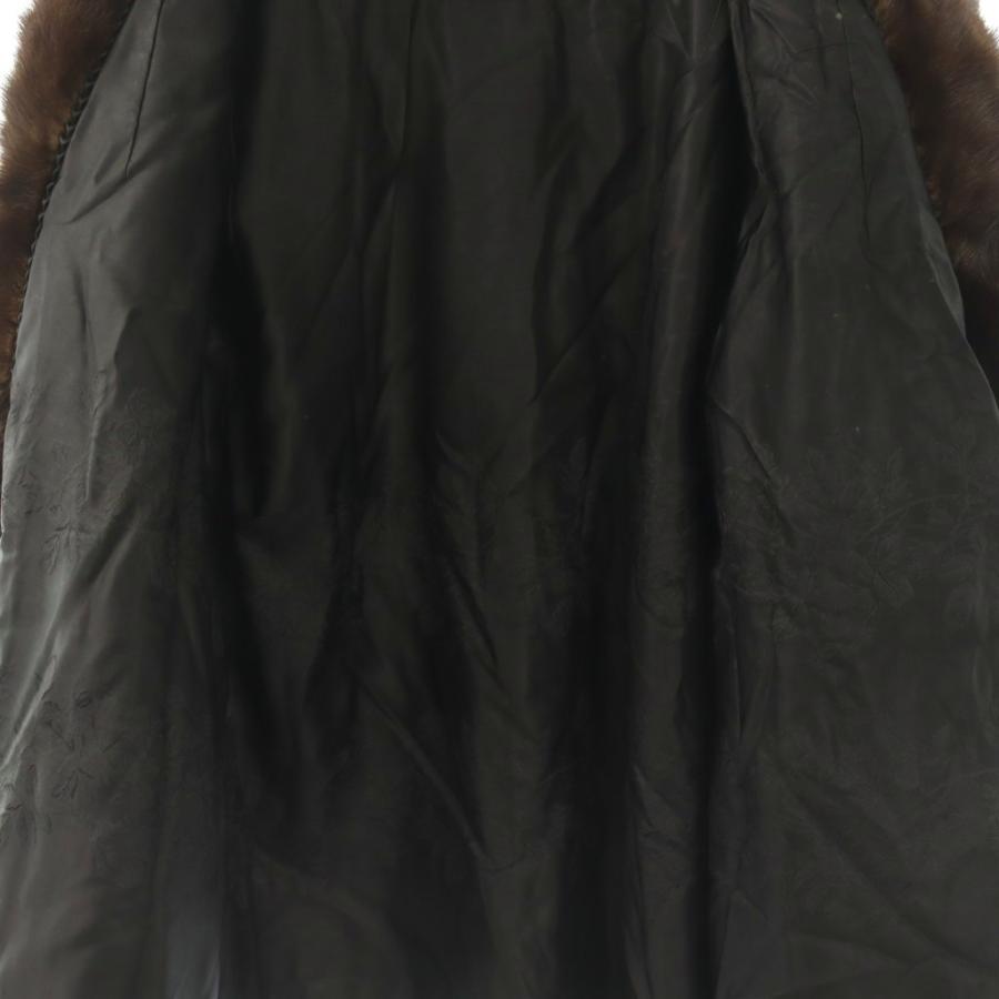 ROYAL FUR ジャケット コート ファー 毛皮 アウター 13 茶 /NR ■GY18 レディース_3