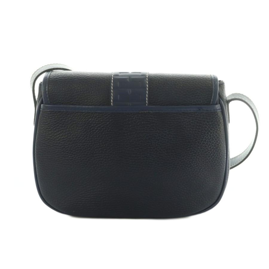 ランセル ショルダーバッグ レザー フラップ 紺 /MI ■GY18 ランセル LANCEL ショルダーバッグ レザー フラップ 紺 /MI □GY18