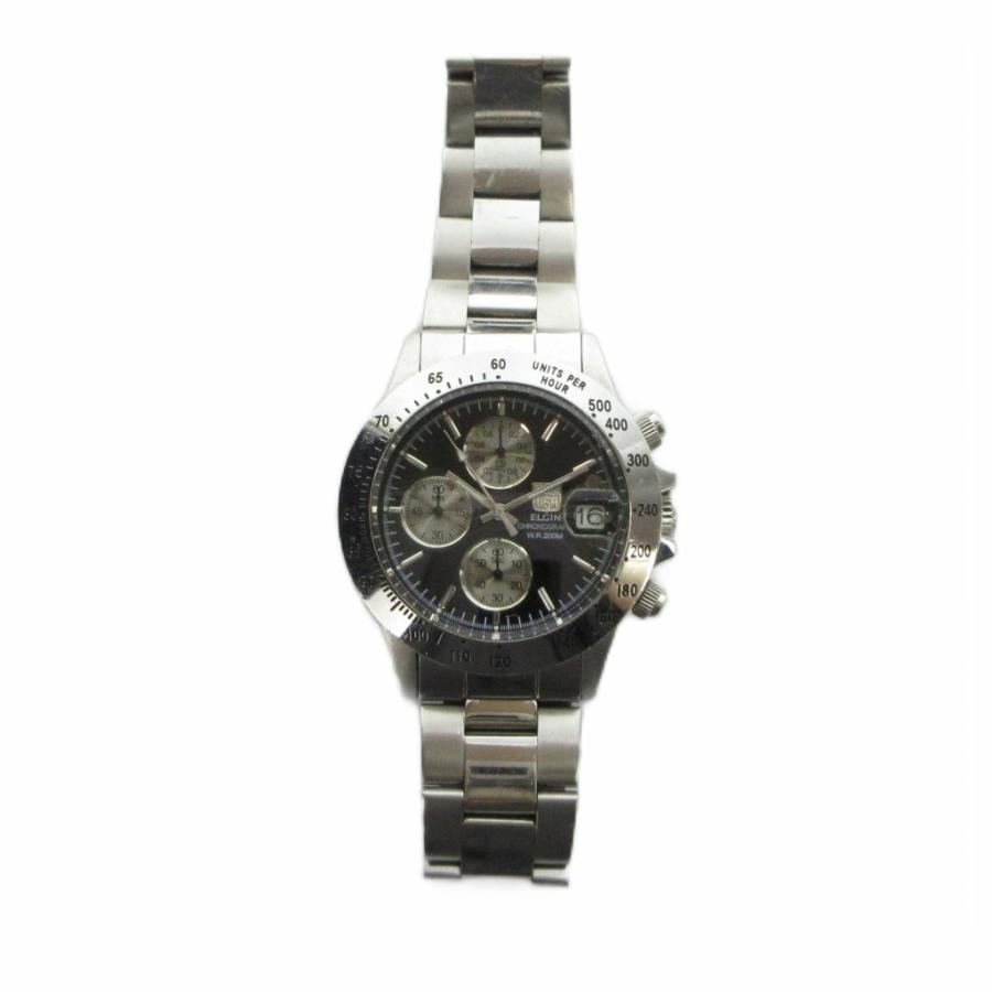 エルジン ELGIN FK-1184N-SL 腕時計 ウォッチ クォーツ クロノグラフ