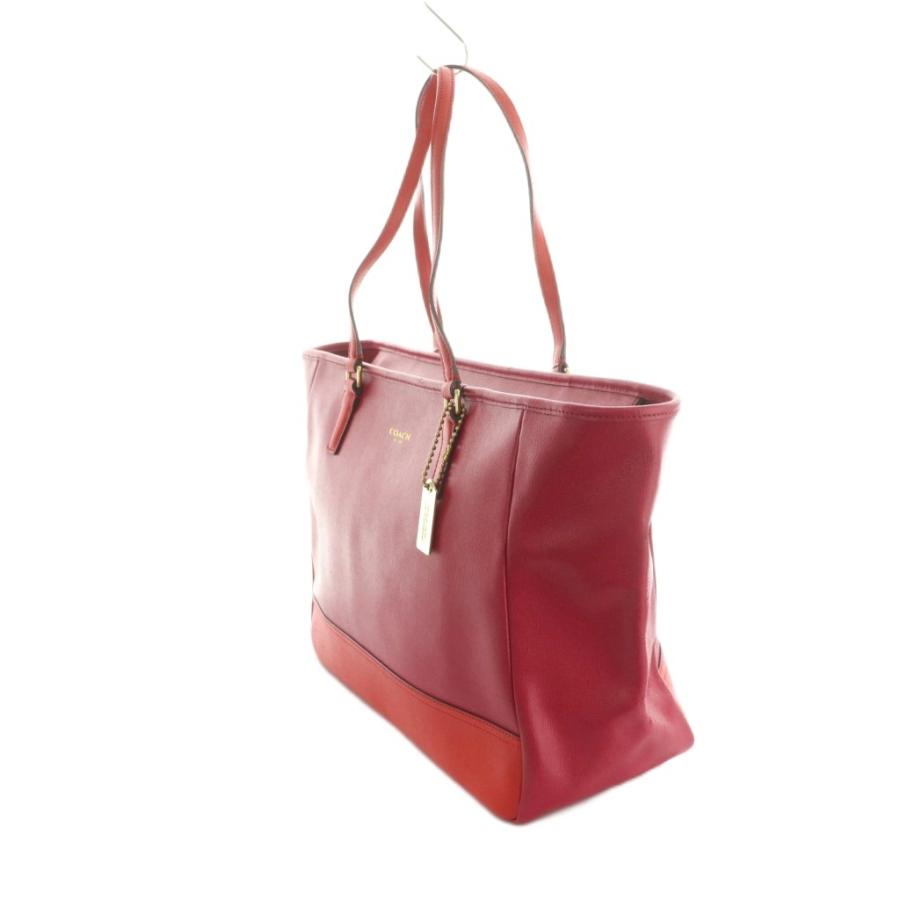 COACH（コーチ） トートバッグ レザー バイカラー ピンク 赤 23884 /MI