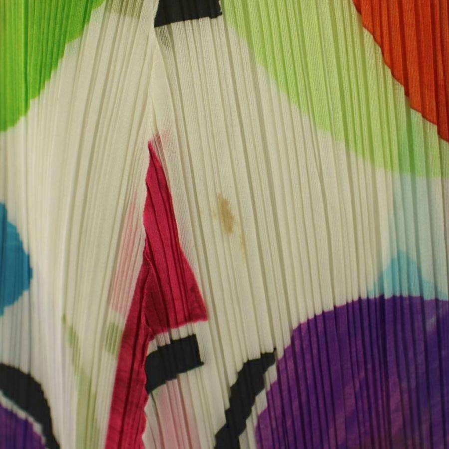 プリーツプリーズ PLEATS PLEASE ワンピース 3 マルチカラー ロング丈 
