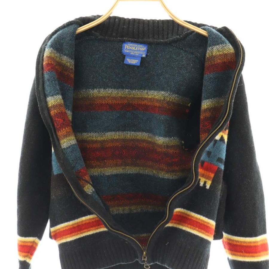 ペンドルトン PENDLETON ニットジャケット ブルゾン ジップアップ XS