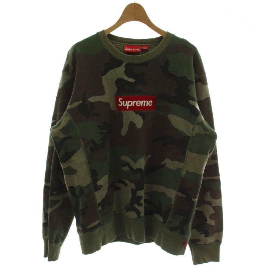 Supreme（シュプリーム） SUPREME 15AW BOX LOGO Crewneck CAMO 
