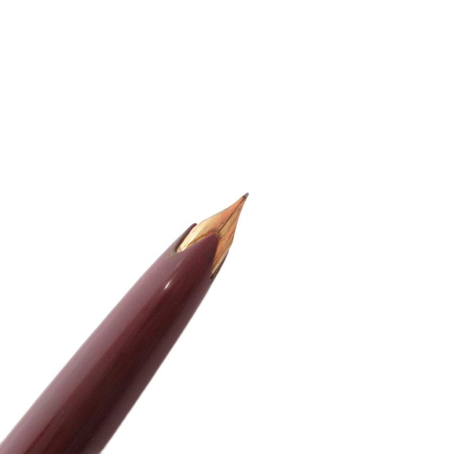 モンブラン MONT BLANC No.24 万年筆 文房具 筆記具 ロゴ ボルドー /FF