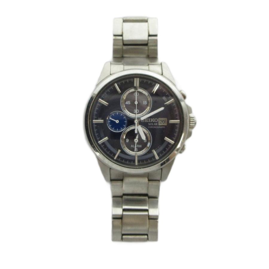 セイコー SEIKO V172-0AA0 腕時計 ウォッチ ソーラー クロノグラフ 