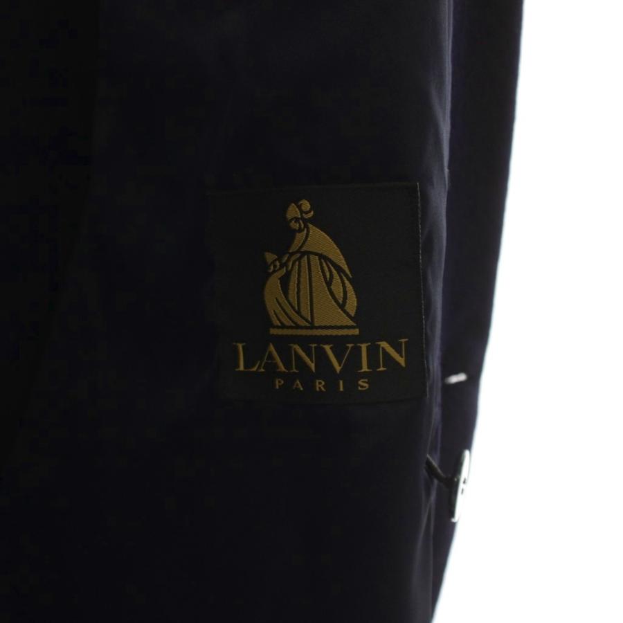 ランバン LANVIN チェスターコート R46-44 紺 ネイビー 長袖 ロング丈