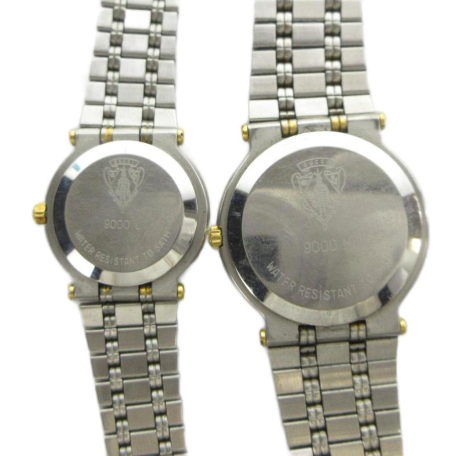 GUCCI（グッチ） ジャンク品 9000L 9000M ペアウォッチ 腕時計 