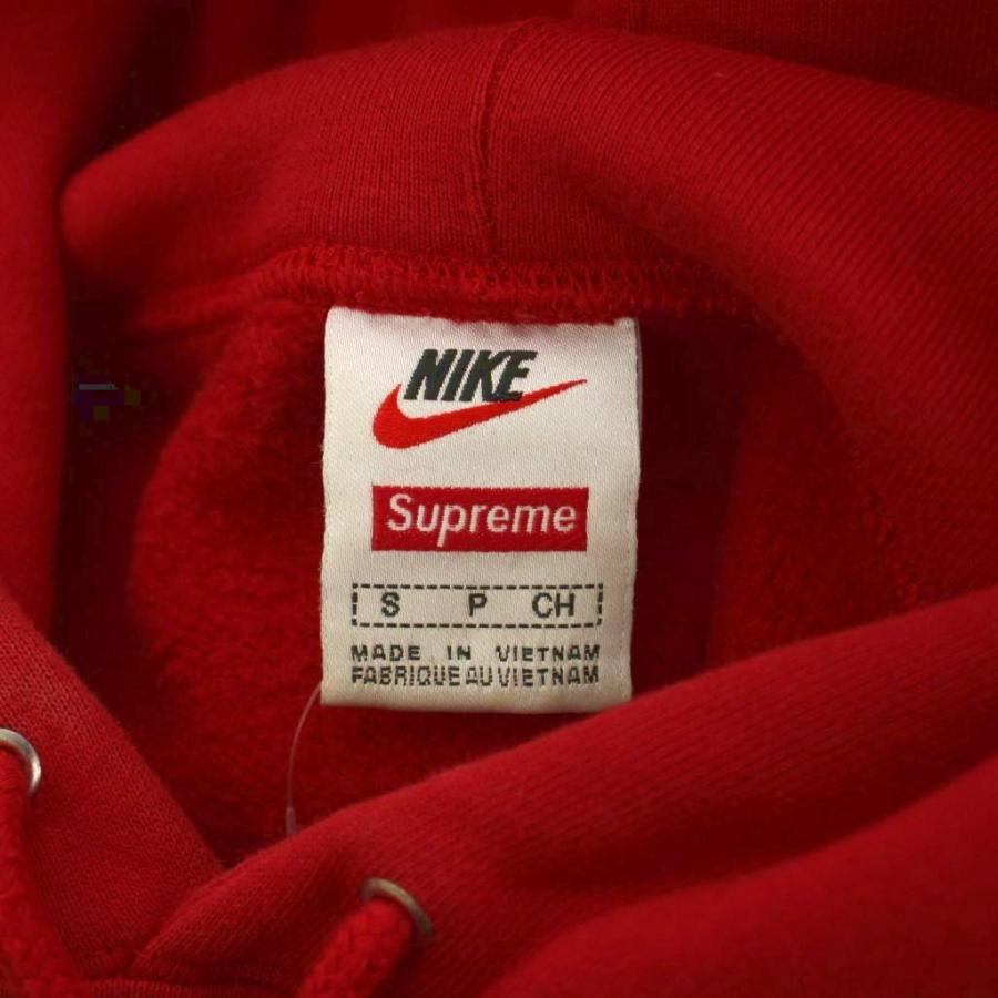 NIKE（ナイキ） ×シュプリーム Supreme スウェット パーカー S 赤 長袖