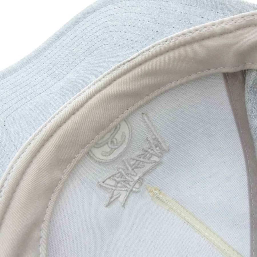 STUSSY（ステューシー） キャップ 帽子 ロゴ 刺繍 グレー /FF □GY11