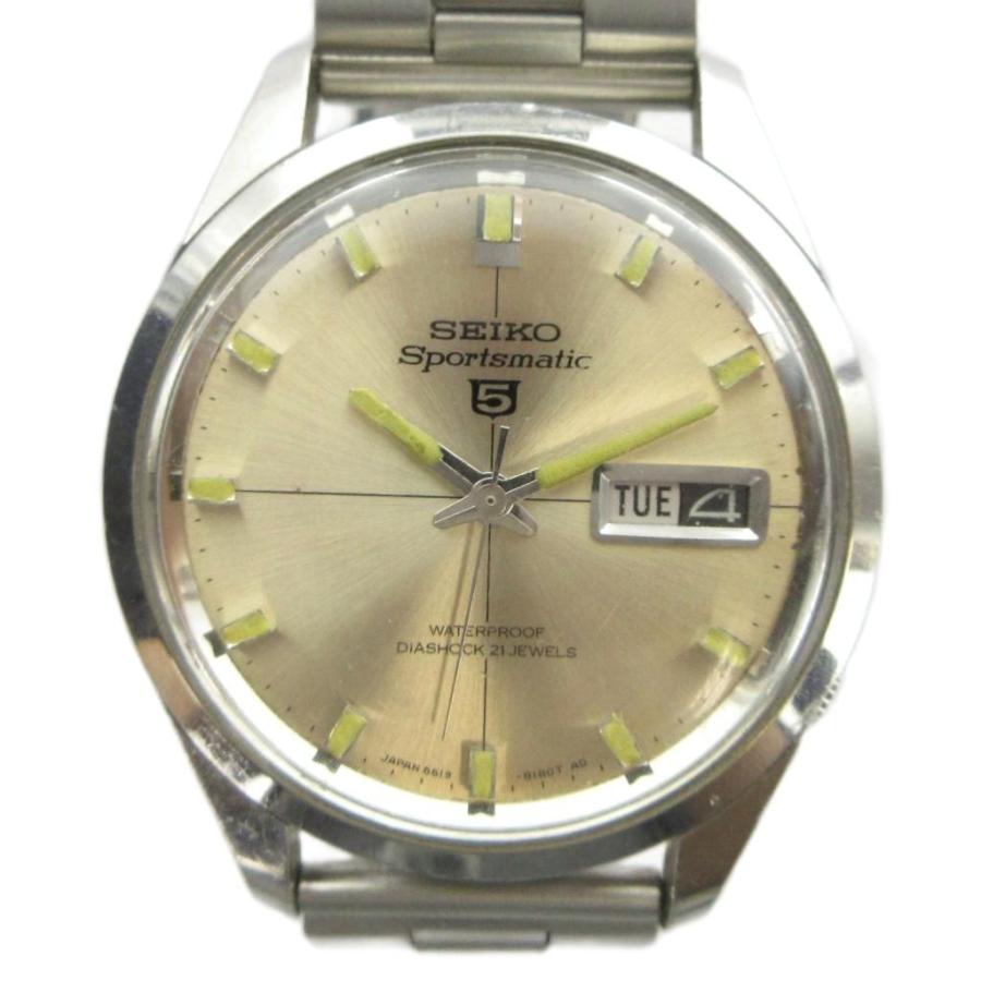 セイコー SEIKO 5 Sportsmatic スポーツマチック 6619-8110 腕時計