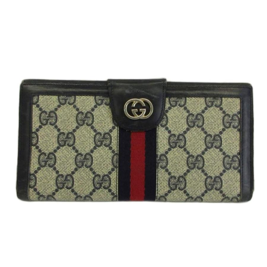 GUCCI（グッチ） オールドグッチ 長財布 二つ折り GGスプリーム PVC