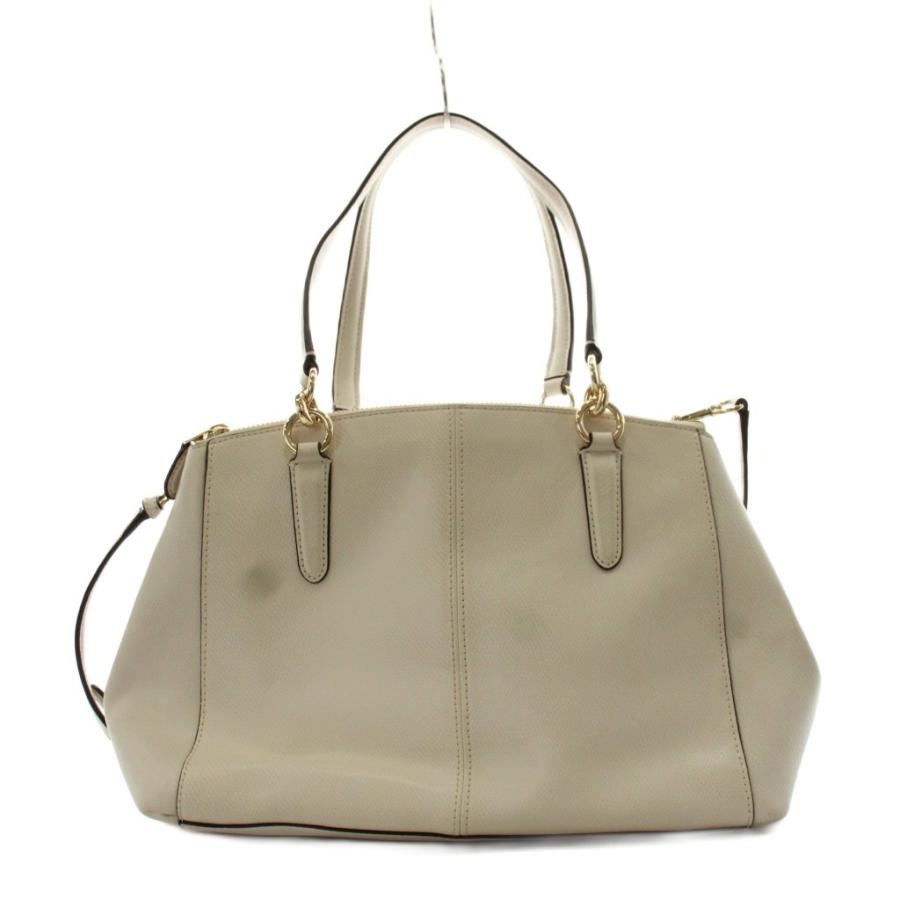 ✨美品 COACH コーチ ハンドバッグ 2way ショルダー　ホワイト　白 COACH（コーチ） ハンドバッグ ショルダーバッグ 2way レザー 白