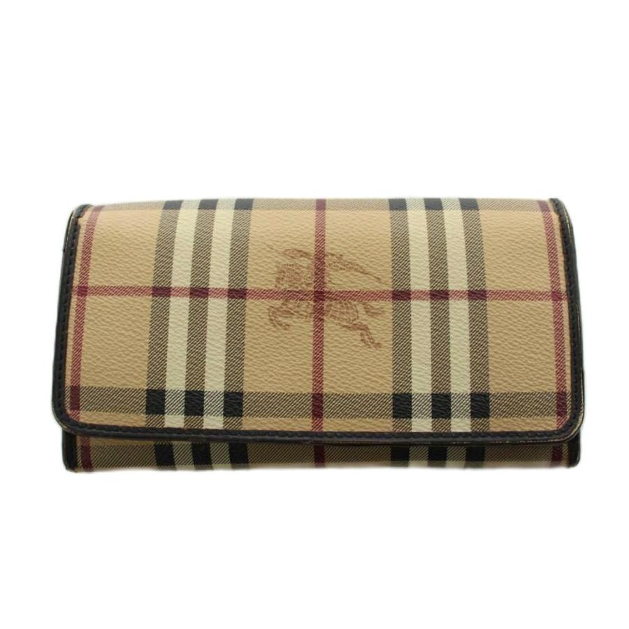 BURBERRY バーバリー ノバチェック 長財布 PVC 完備品 小銭入れ BURBERRY（バーバリー） ノバチェック 長財布 小銭入れ 二つ折り ロゴ