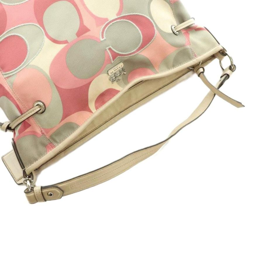 COACH（コーチ） シグネチャー トートバッグ ハンド キャンバス レザー