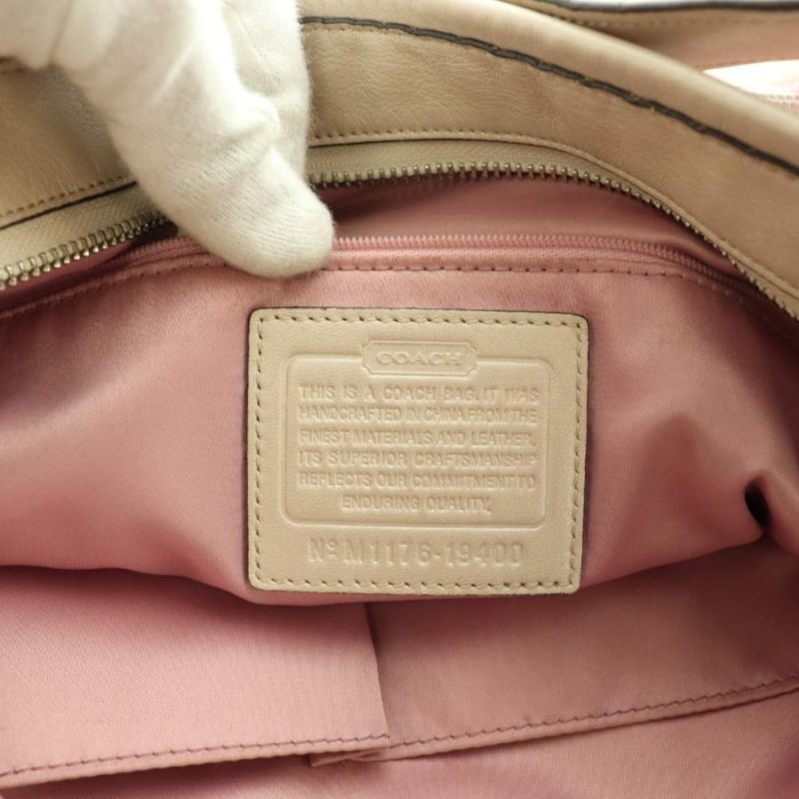 COACH（コーチ） シグネチャー トートバッグ ハンド キャンバス レザー