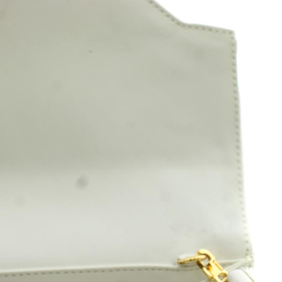 ジバンシィ GIVENCHY SACS ショルダーバッグ ロゴ レザー 白 ホワイト 