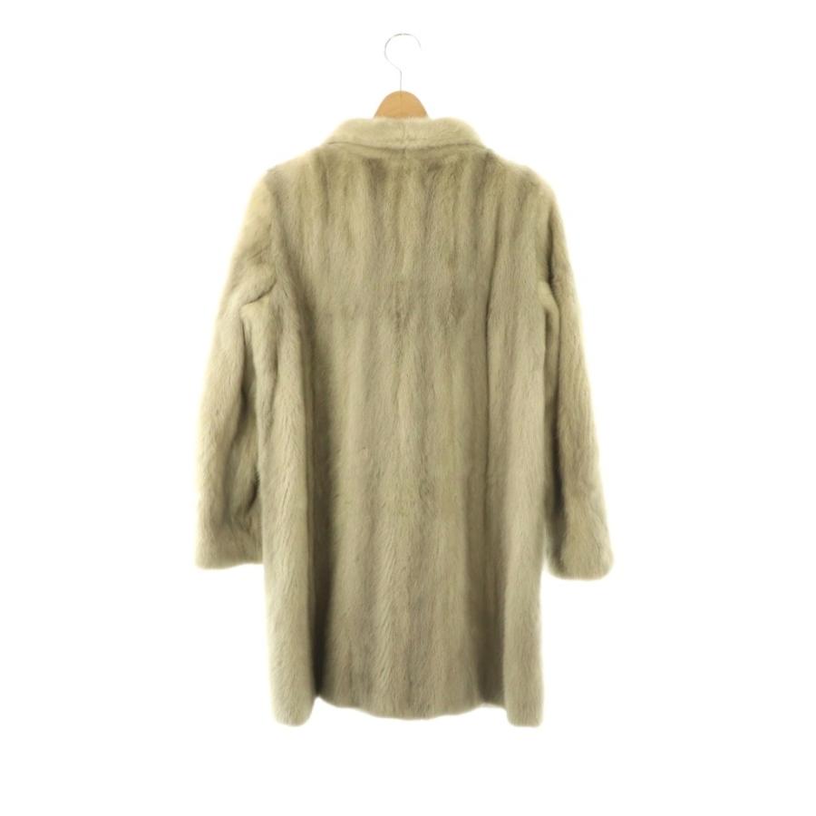 サガミンク SAGA MINK 銀サガ ファーコート 毛皮 9 グレージュ /ES ■GY18 レディース_1