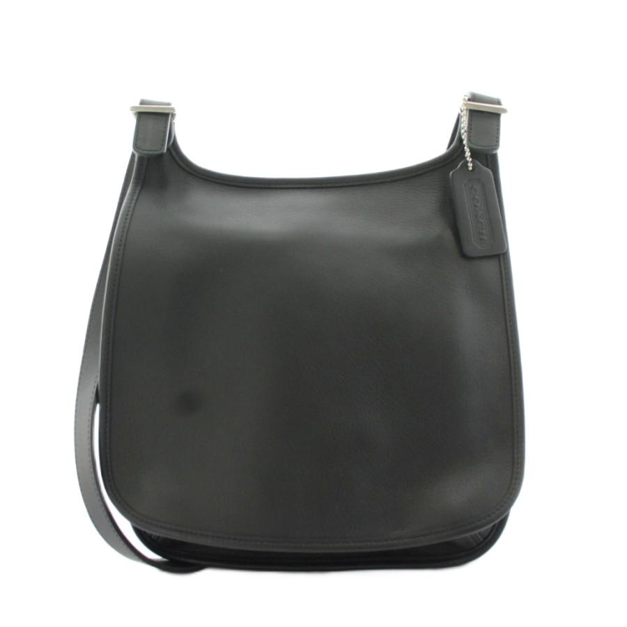 COACH（コーチ） オールド ショルダーバッグ レザー 黒 ブラック 9131