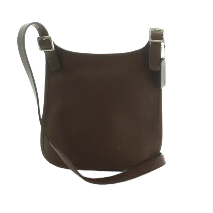 COACH（コーチ） オールドコーチ ショルダーバッグ レザー フラップ 茶 