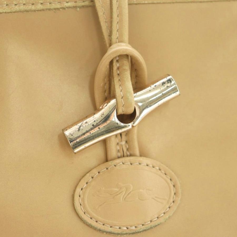 LONGCHAMP（ロンシャン） ロゾ トートバッグ レザー ベージュ /MI