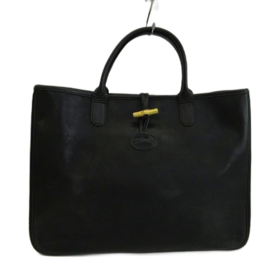 LONGCHAMP（ロンシャン） ロゾ ハンドバッグ トートバッグ 牛革 レザー 