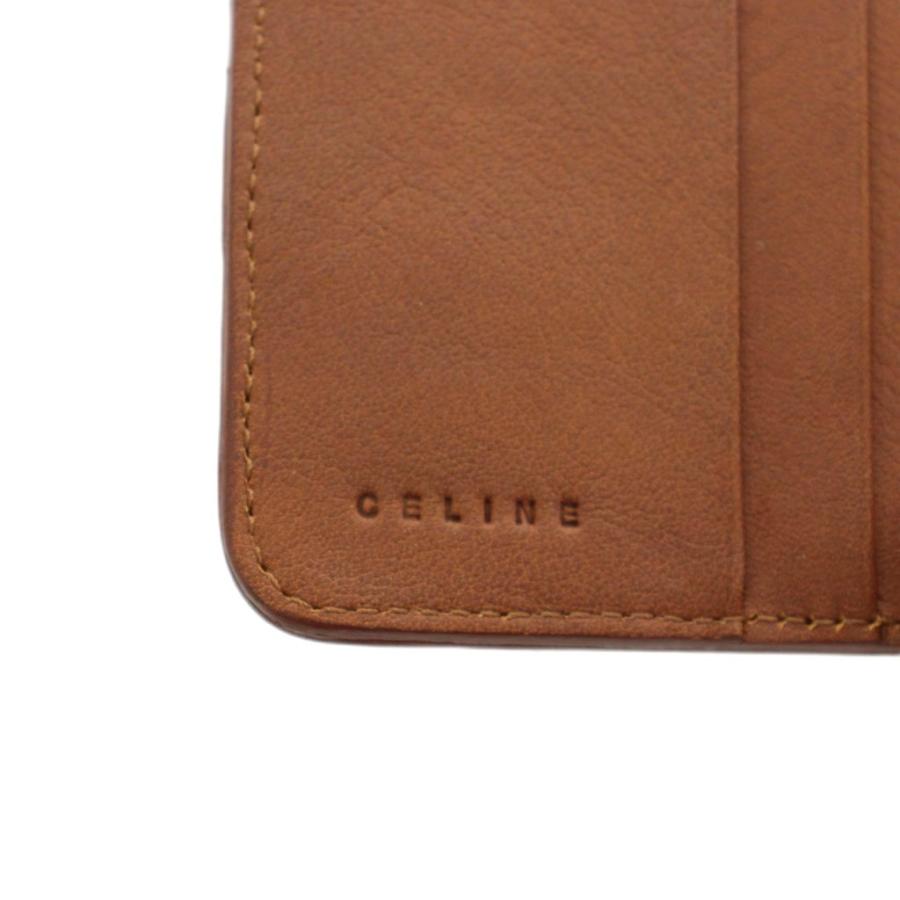 CELINE（セリーヌ） マカダム柄 財布 二つ折り 小銭入れ スエード