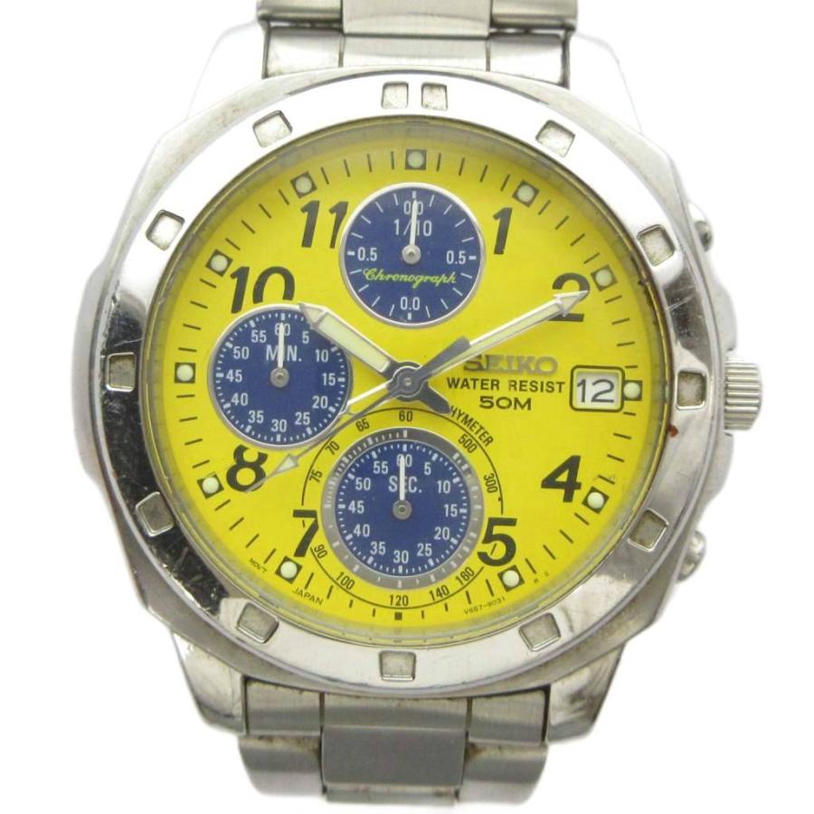 セイコー SEIKO ジャンク品 V657-9010 腕時計 ウォッチ クォーツ 