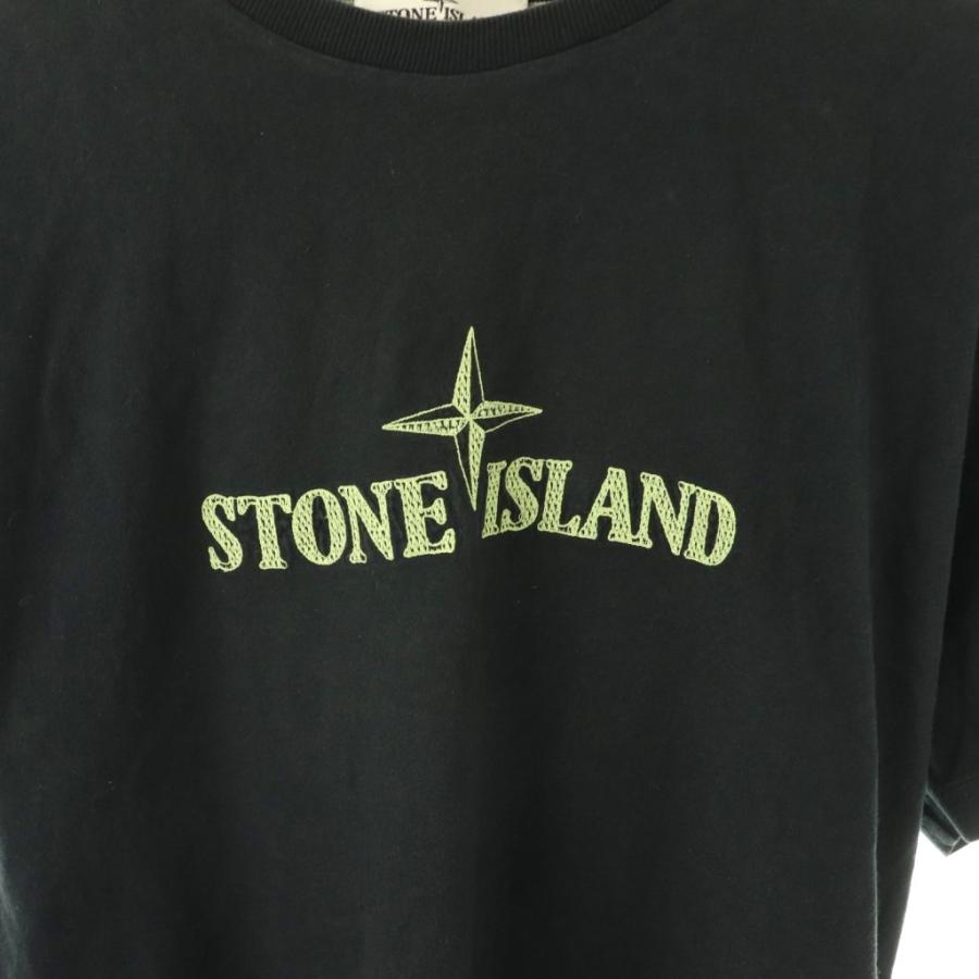 ストーンアイランド STONE ISLAND Tシャツ カットソー 半袖 刺繍 L