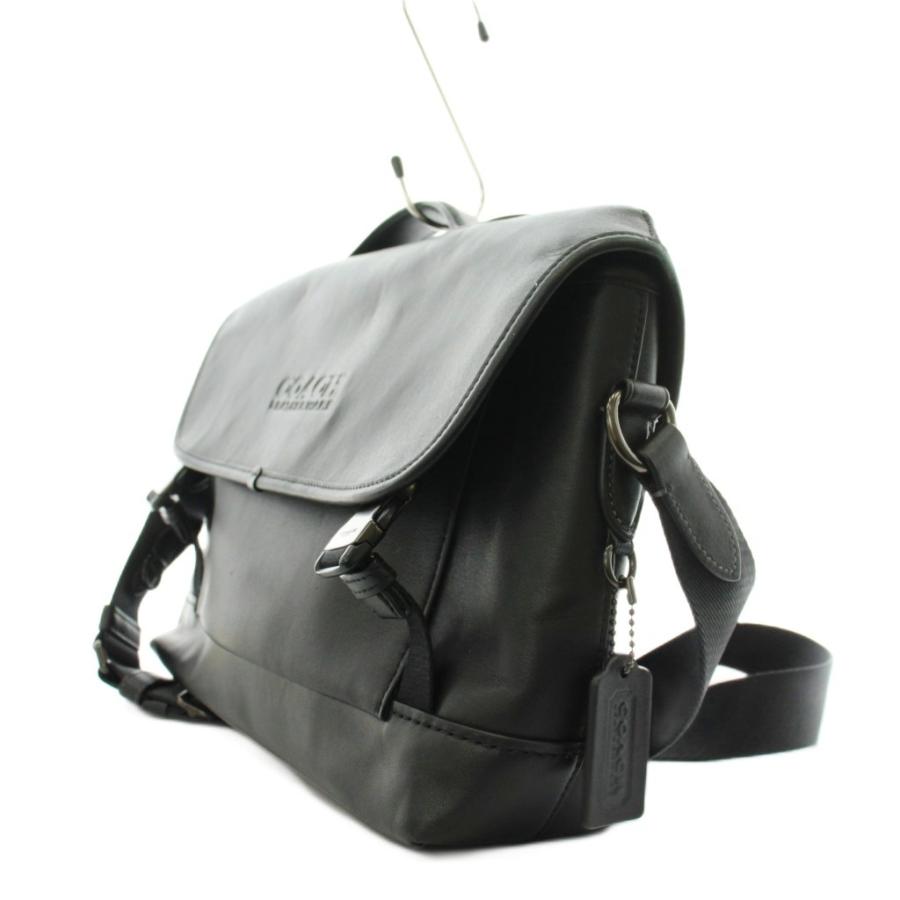 COACH（コーチ） ショルダーバッグ ロゴ レザー 黒 ブラック C2292