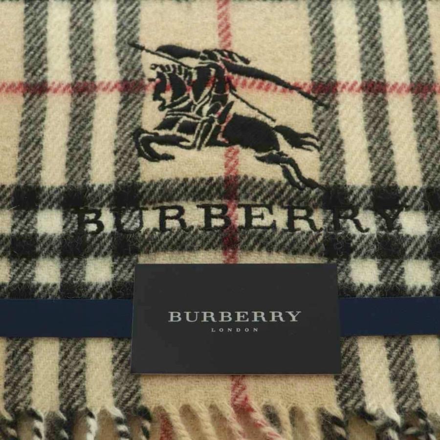 【美品】Burberrys ウールひざ掛け ブランケットノバチェック柄 BURBERRY（バーバリー） ひざ掛け ウール ノバチェック柄 65×120cm