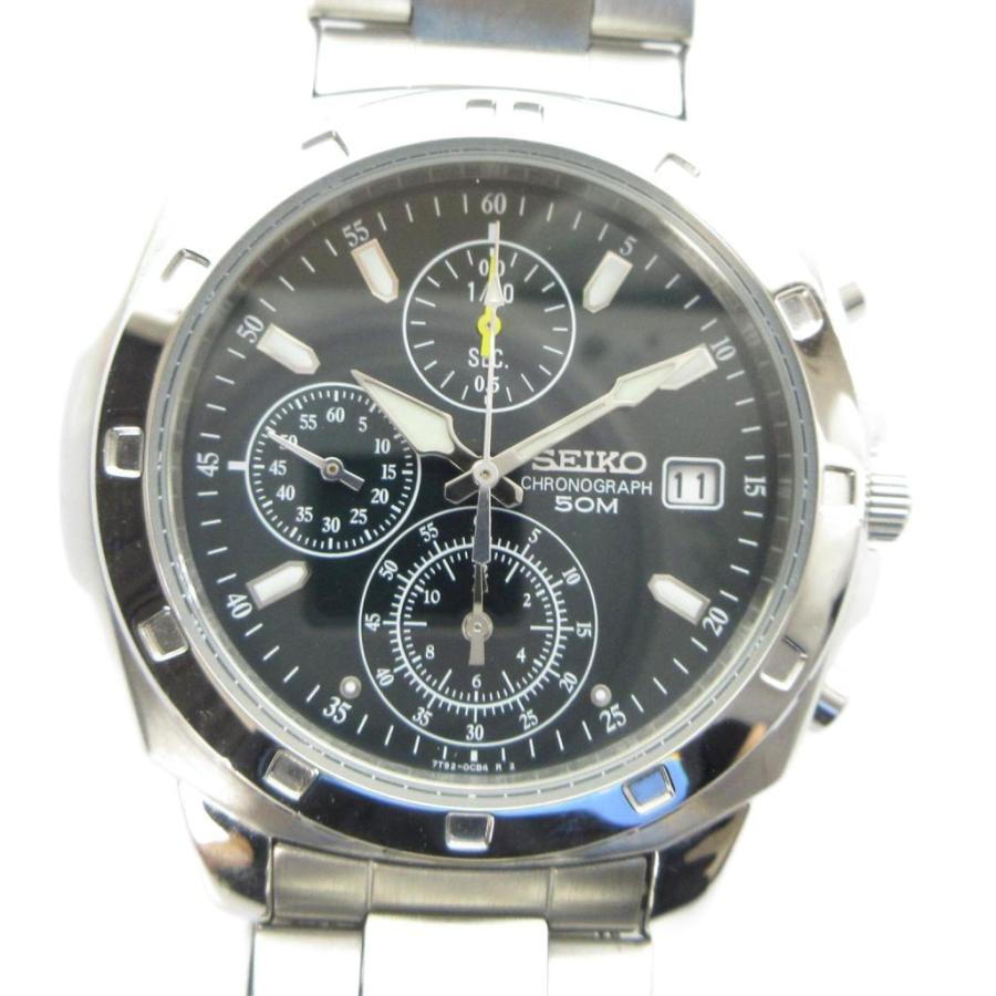 セイコー SEIKO 7T92-0CA0 腕時計 ウォッチ クォーツ クロノグラフ