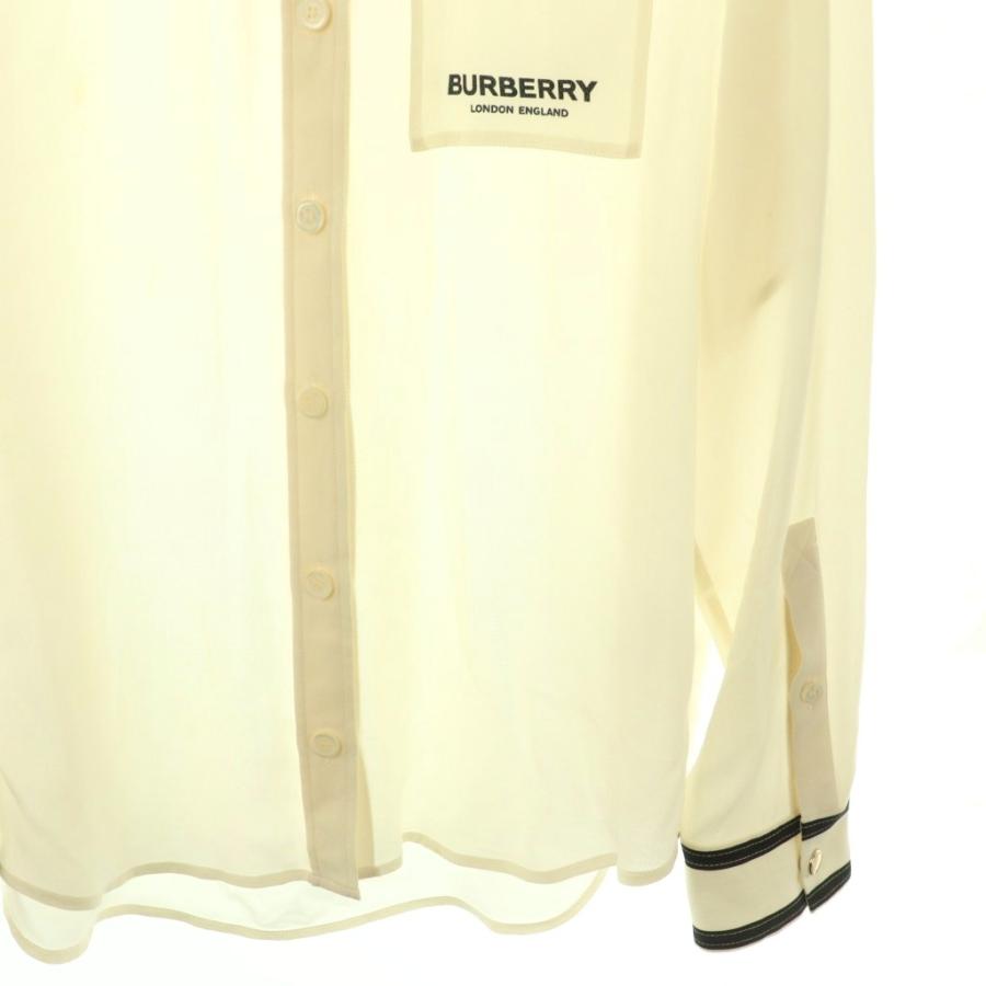 バーバリー ロンドン シャツ ブラウス 長袖 シルク ホースフェリー IT38 バーバリー ロンドン BURBERRY LONDON シャツ ブラウス 長袖 シルク