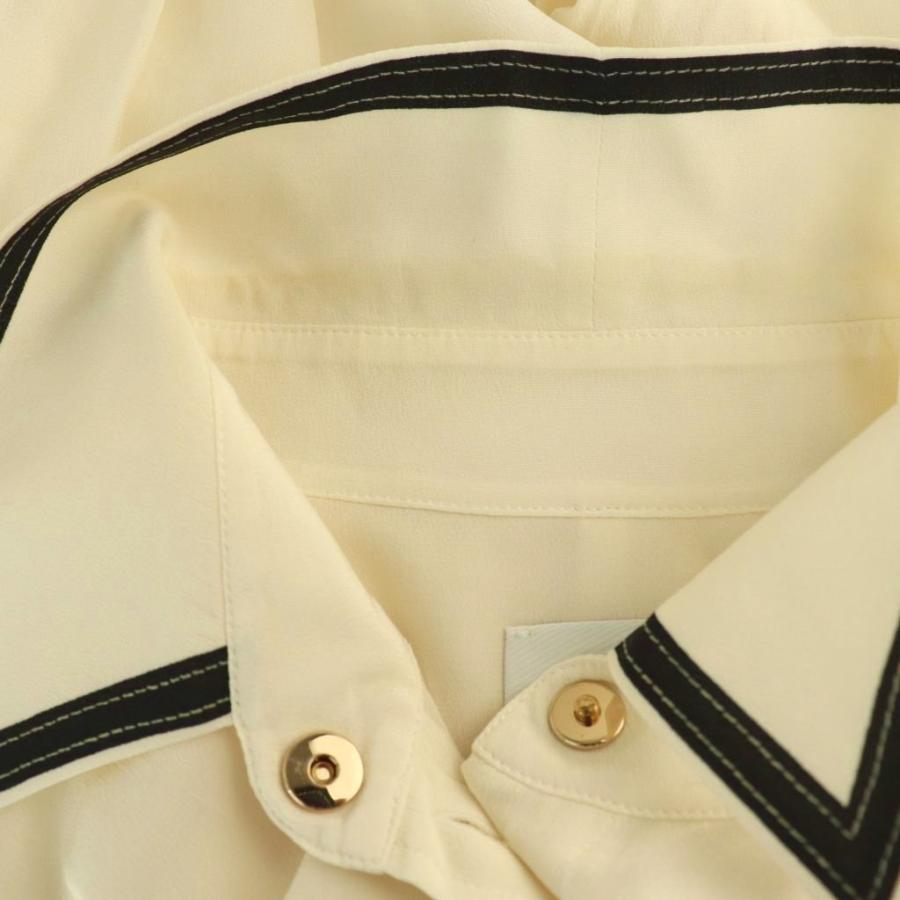 バーバリー ロンドン BURBERRY LONDON シャツ ブラウス 長袖 シルク