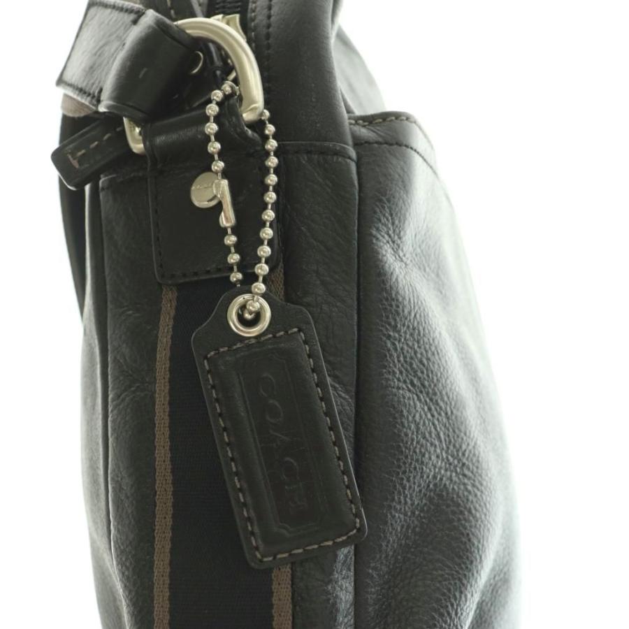 【美品】COACH レザー ショルダーバッグ ブラック　F70813 COACH（コーチ） ショルダーバッグ レザー 黒 F70813 /MI □GY11