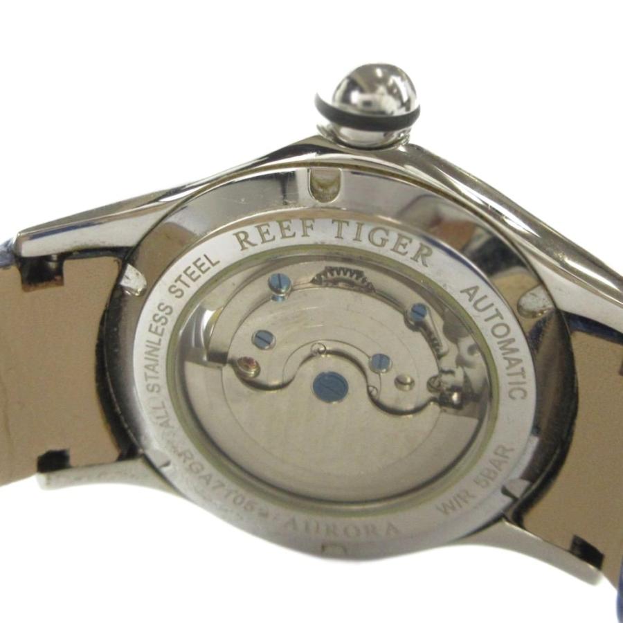 リーフタイガー REEF TIGER RGA7105 腕時計 ウォッチ 自動巻き レザー 