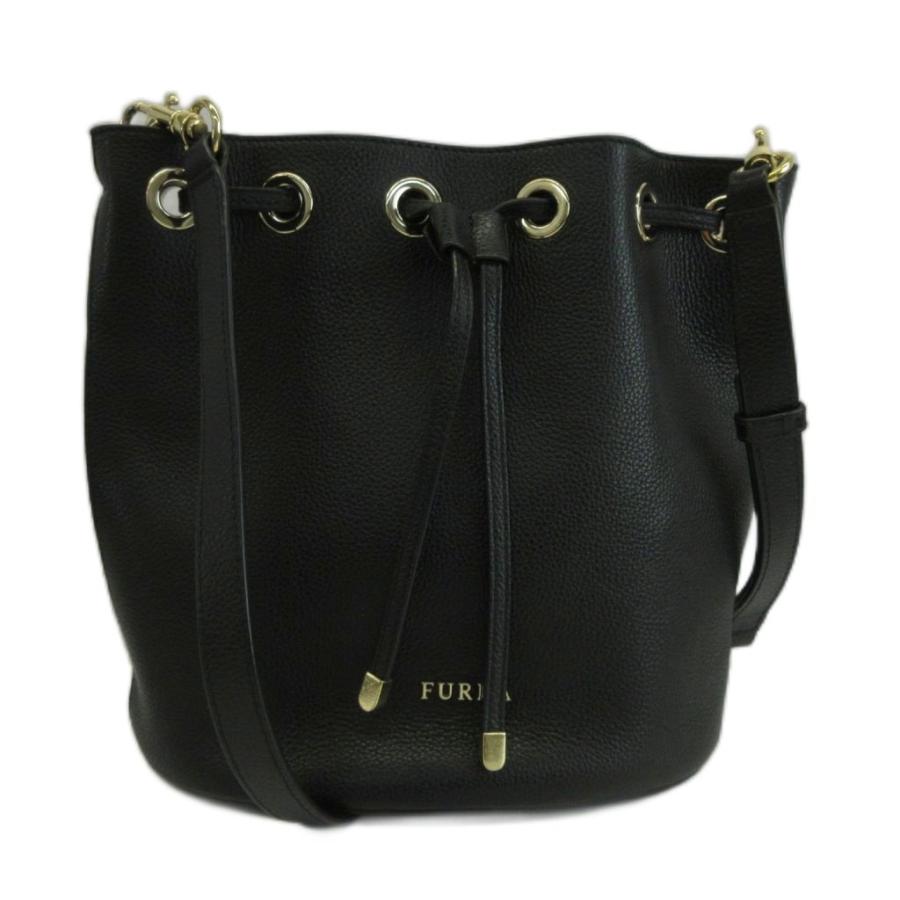 フルラ ショルダーバッグ FURLA（フルラ） ショルダーバッグ 巾着バッグ レザー ロゴ ゴールド